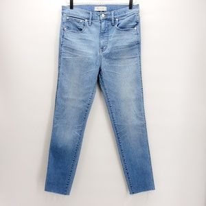 Madewell 10" High Riser Skinny Skinny Jeans Sz 29